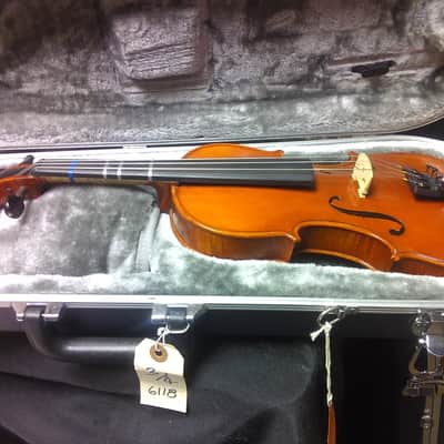 Detroit Violin Company Black Mountain 3/4 Violin serial456118 - Natural image 1