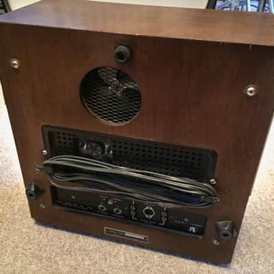 AKAI 1710W Reel-to-Reel Player 1/4" Open Reel Tube Amp Tape Recorder 4-Track Stereo 1960s Wood image 8