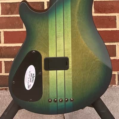 Schecter Daniel Firth Hellraiser Extreme-5, Cthulu Burst, Neck-Thru, Fishman Fluence Pickups, EMG Preamp image 7