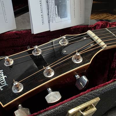Taylor 818e ARTIST OWNED BY THE VAMPS Stage Played Pro USA Acoustic-Electric American 818 GO Grand Orchestra Jumbo 800 Series Celebrity Guitar image 6