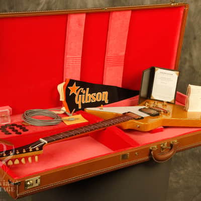 2021 Gibson Collector's Edition 1958 Flying V + Explorer set Korina Murphy Lab PROTOTYPE image 24