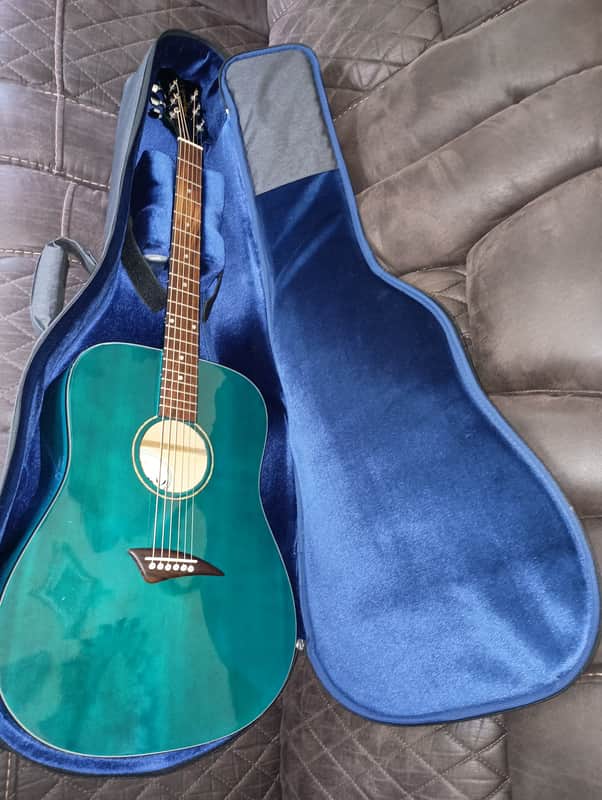 Dean Playmate PLAYPD-TBL 2013 - Transparent Blue w/ Martin Case image 1