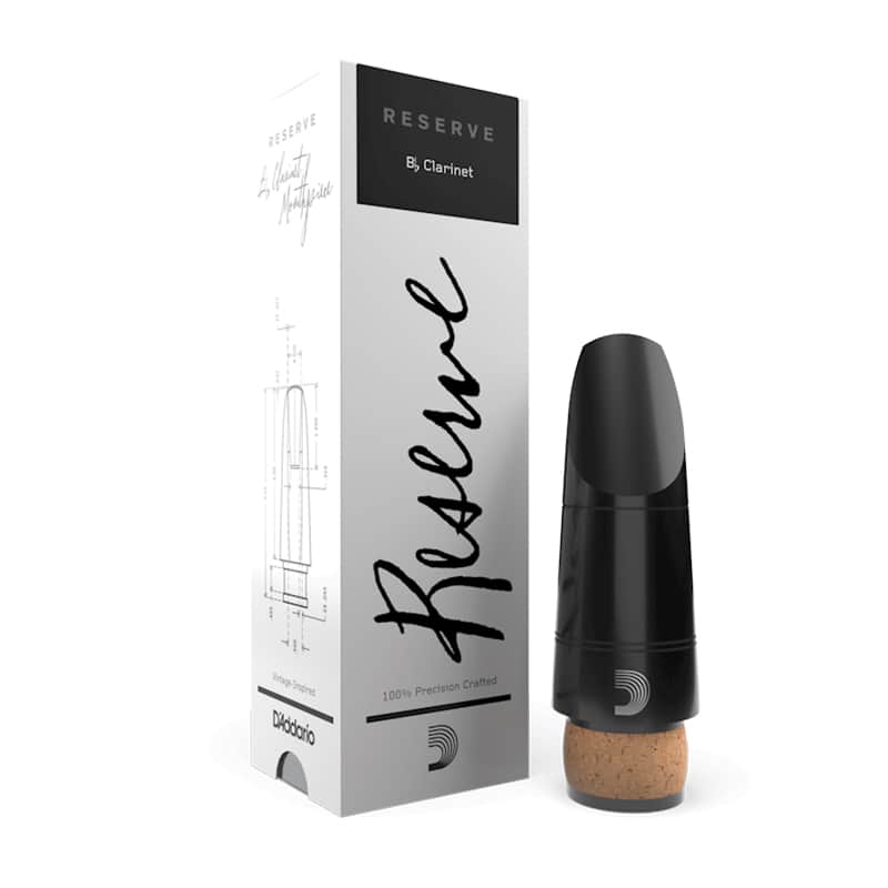 Mint D'Addario MCR-X25E Reserve Bb Clarinet Mouthpiece, Long Facing, European Pitch image 1