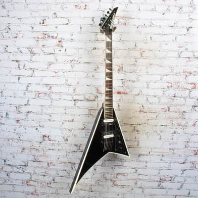 Jackson - 2014 JS Series Rhoads JS32T FSR - Electric Guitar - Black with White Bevels - USED image 6