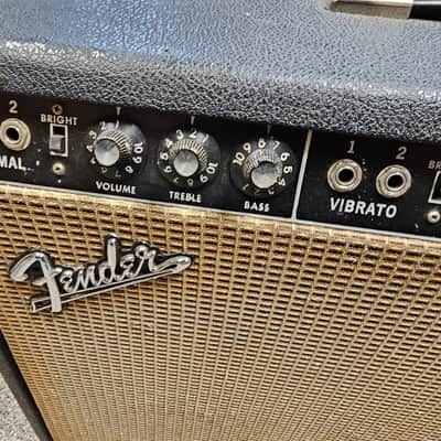 Fender Pro Reverb 2-Channel 40-Watt 2x12" Guitar Combo 1966 - Black Panel Bild 3