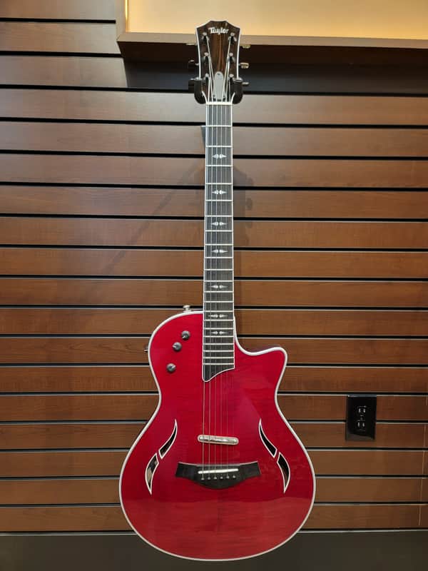 Taylor T5z Pro with Curly Maple Top 2014 - Present - Borrego Red image 1