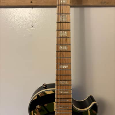 Epiphone Zakk Wylde Signature Les Paul Custom 2003 - 2015 - Camouflage with Bullseye image 4