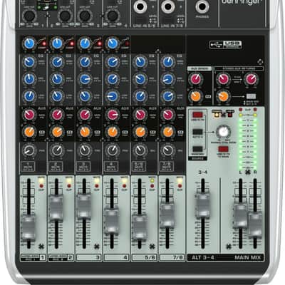 Behringer Xenyx Q802USB 8-Input Mixer with USB | Reverb