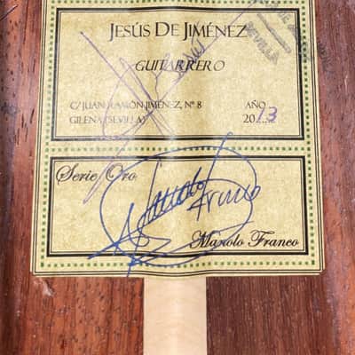 Jesus de Jimenez 2013 Flamenca Negra - Manolo Franco (Serie Oro) a very special flamenco guitar  + Video! image 13