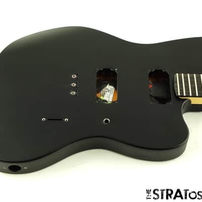 Fender American USA Jim Root Jazzmaster BODY + NECK Mahogany Ebony Flat Black image 2