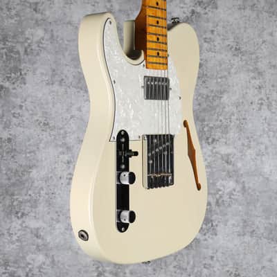 G&L ASAT Classic Bluesboy Semi-Hollow Blonde Left-Handed image 5