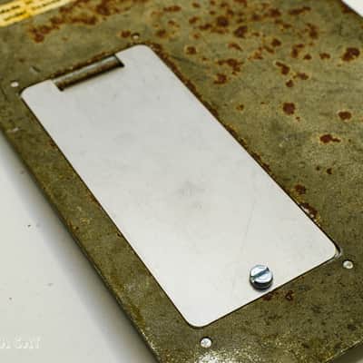 The Cobra Cat Stainless steel battery cover for Univox Super-Fuzz U-1095 guitar pedal image 4