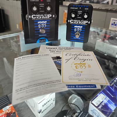 EBS MultiComp Studio Edition True Dual Band Compressor Pedal 2010s - Black/Blue image 1