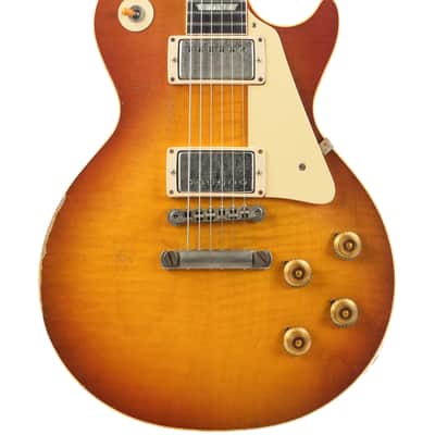 Gibson 1959 Les Paul Standard Faded Peach Burst Heavy Aged image 5