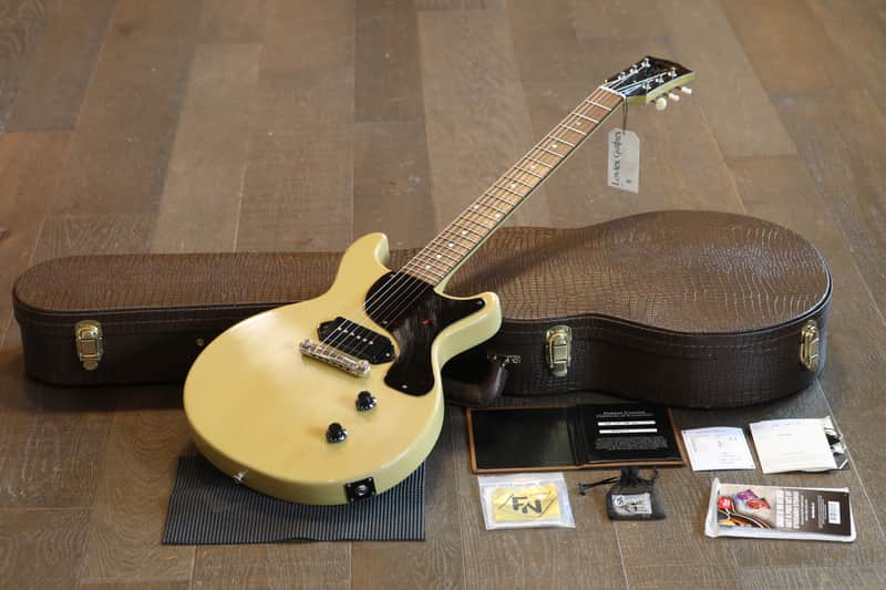 2024 Gibson '58 Les Paul Junior Double Cut Electric Guitar TV Yellow VOS + COA OHSC