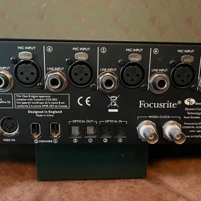 Focusrite Liquid Saffire 56 Firewire Audio Interface 2010s - Black image 7