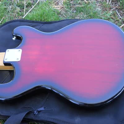 Vintage 60s Kimberly Bass Guitar, Japan, Ventures, Open Book Headstock, 25" Scale image 18
