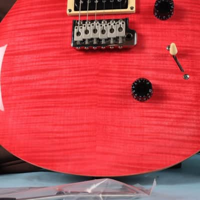 2021 PRS Paul Reed Smith SE Custom 24 Electric Guitar Bonnie Pink w/ Gig Bag image 3