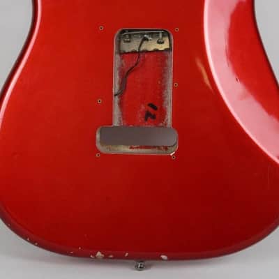 2002 Vintage Fender Stratocaster American Standard Crimson Red BODY USA image 11
