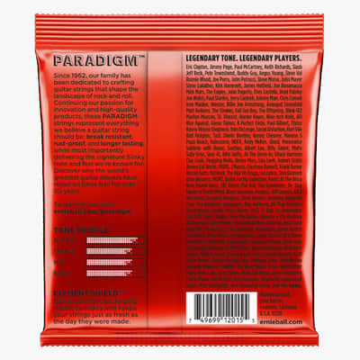 Skinny Top Heavy Bottom Slinky Paradigm Electric Guitar Strings 10-52 Gauge Plasma+Nanotech Treated image 2