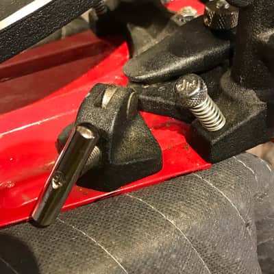 DW DW 5000 Double Pedal 2000- Red/Blacks image 7