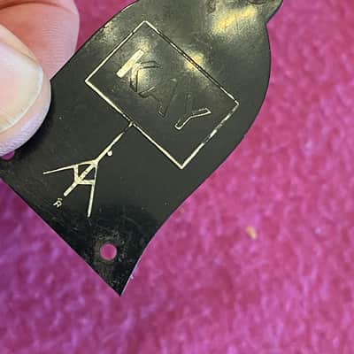 vintage 1964 Kay truss rod cover for archtop Jazz ll N6 K21 K571 K1 N2 P4 K6 K45 Barney Kessel speed demon