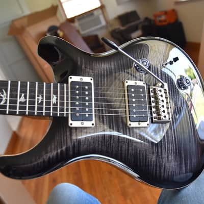 Paul Reed Smith Custom 22, 2021, Upgraded Case, Charcoal burst, USA Core PRS image 1