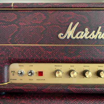 Marshall SV20H + SV212 Studio Vintage Bundle Limited Edition Red Snakeskin image 3