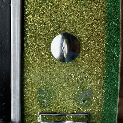 Ludwig Scotch Bass Drum 1965 - Sparkle Green (faded) image 8