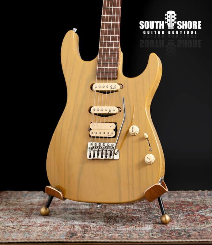 Marchione Double-Cut Bolt-On Solid Body - 2019 - Blonde. image 1