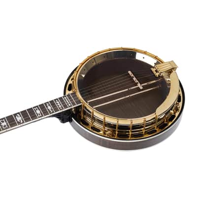 Ortega Falcon Series 5-String Resonator Banjo, Flamed Maple with Gold Hardware image 8