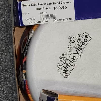 Mint Rhythm Village RV5416 6 inch kids hand drums image 4