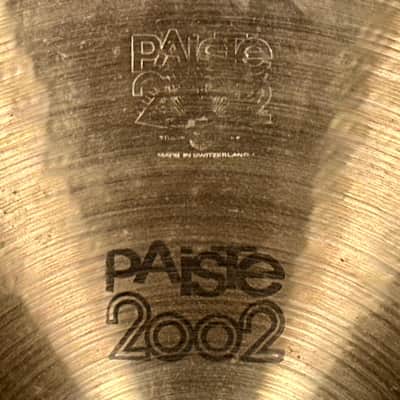 18” Paiste 1976 Black Label 2002 Crash Cymbal 1526g image 4