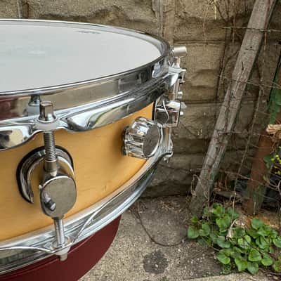 Ludwig Accent CS Custom 13x4” Piccolo Wood Snare Drum - Natural image 9