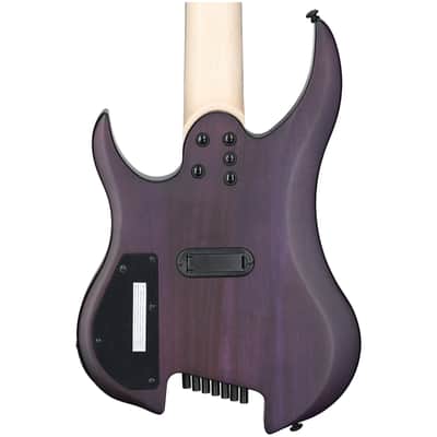 Legator Ghost 7 Super Shred 7-String Electric Guitar, Purple Flame image 5