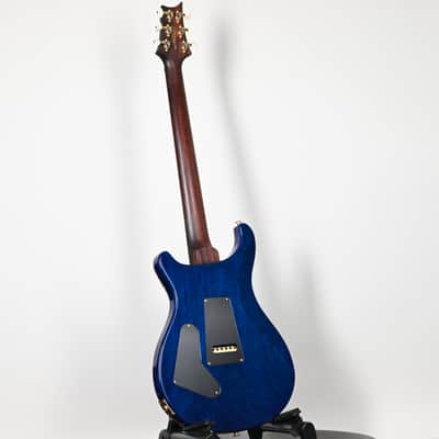 PRS Custom 24 Wood Library w/ 10-Top, Brazilian Rosewood, & 58/15 LT Pickups- Violet Blue Burst 2026 (0423892) image 17