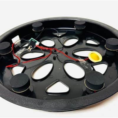 14” 6 Trigger Electronic Plate Tray w Rim Zone for Roland Alesis Acoustic Drum image 2