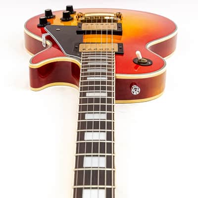1978 Greco EG-500 Les Paul Custom MIJ Cherry Burst Guitar with Gigbag image 9