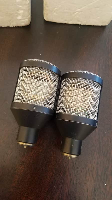AKG CK 4 Stereo Pair Figure 8 LDC For C28 C60 C61 451 Pristine Mates, Early Teflon CK12 image 1