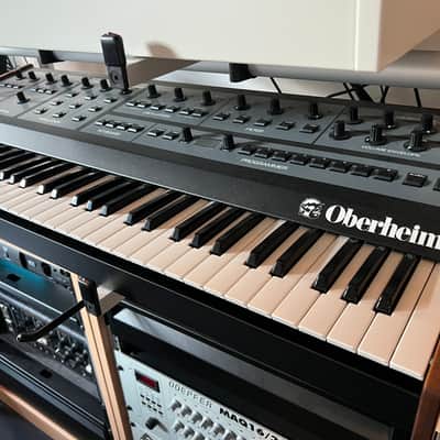 Oberheim OB-X8 61-Key 8-Voice Synthesizer 2022 - Present - Black with Wood Sides image 1
