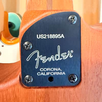 Shell Pink Fender American Acoustasonic Stratocaster image 4