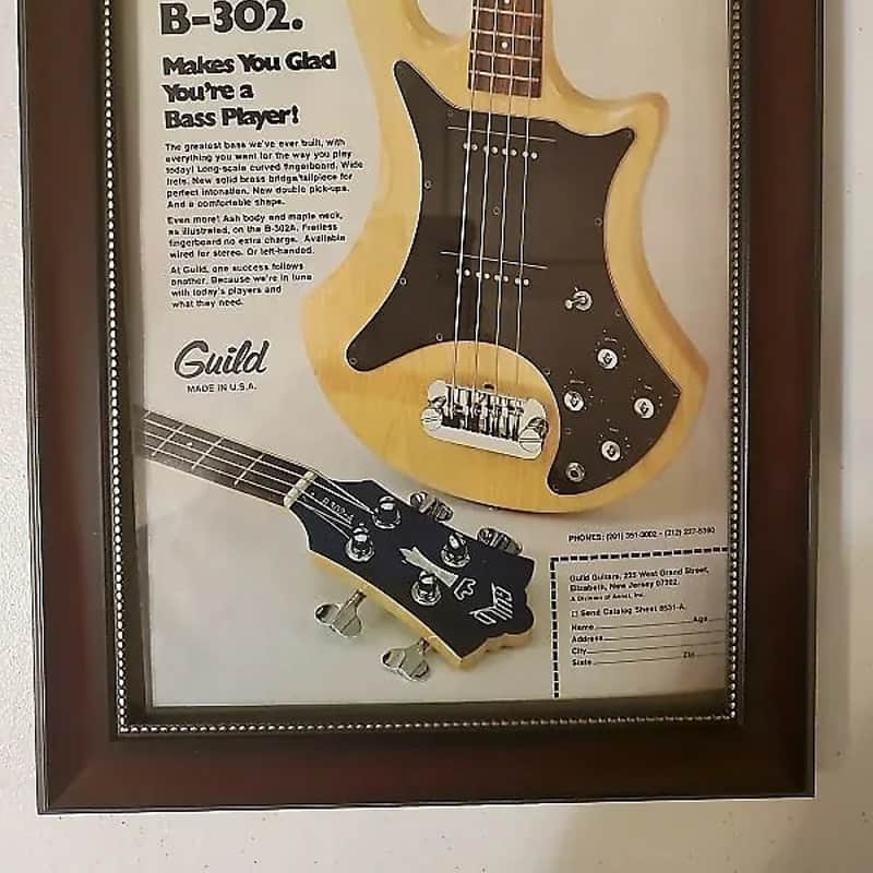 1978 Guild B302 Bass Color