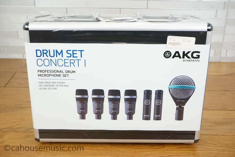AKG Drum Set Concert 1 7pc Professional Microphone Set | Reverb
