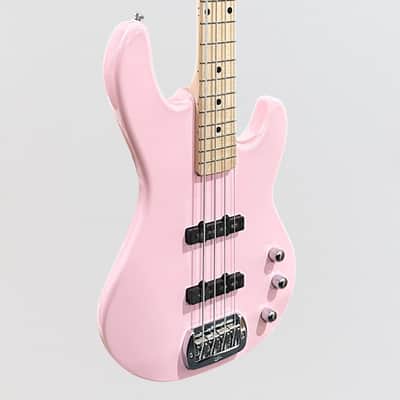 G&L Tribute JB-2 4 String Electric Bass Guitar - Shell Pink image 2