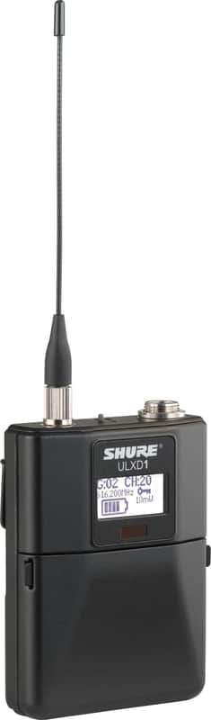 Shure ULXD1 Digital Bodypack Wireless Transmitter, G57 Band image 1
