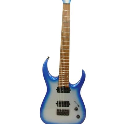 2020 Jackson Pro Series Signature Misha Mansoor Juggernaut HT7 7-String Electric Guitar, Caramelized Maple Fingerboard, Blue Sky Burst image 1