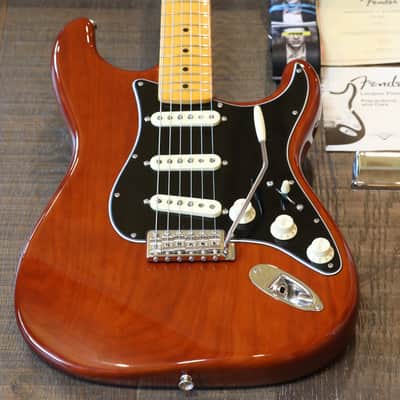 MINTY! Fender American Vintage II 1973 Reissue Stratocaster Electric Guitar Mocha + COA OHSC image 2
