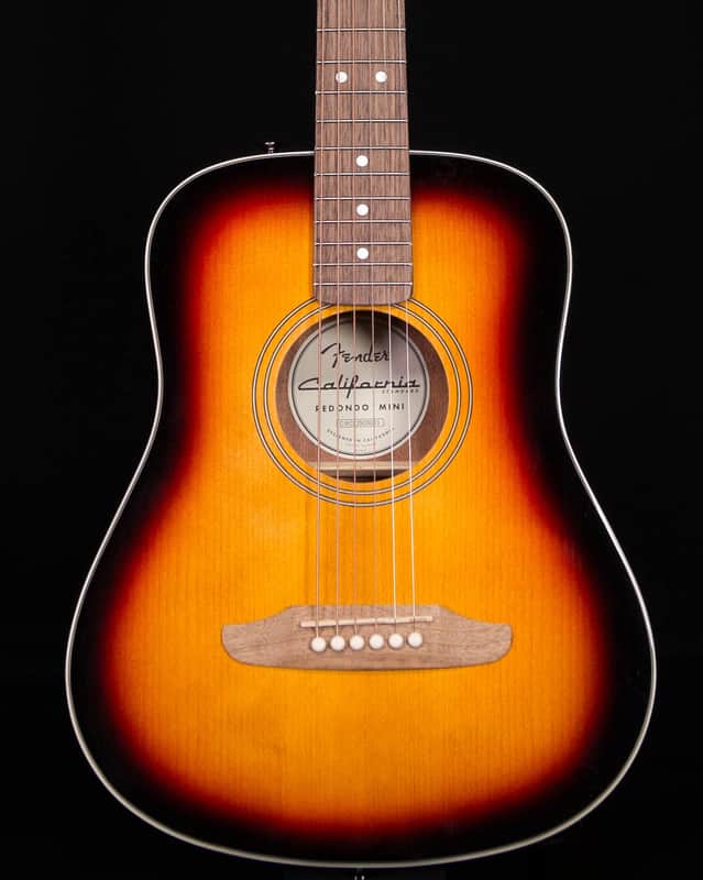 Fender California Standard Redondo Mini, 3-Color Sunburst with Bag image 1