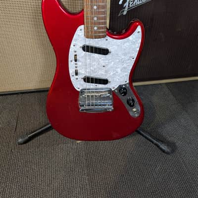 Fender Made in Japan MG69/MH Mustang Electric Guitar - Candy Apple Red (2010-2011) image 3