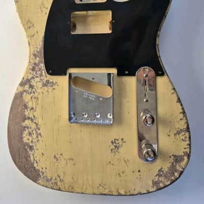 MJT Official Custom Vintage Aged Nitro Guitar Body Mark Jenny VTT Butterscotch image 10